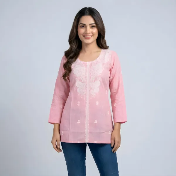 Thread Work Short Kurta
